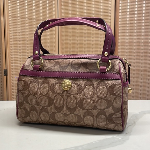 Coach est. 1941 purple with signature canvas - Picture 6 of 11